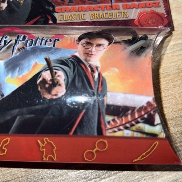 Classic HARRY POTTER Character Bandz Plastic Rubber Band Elastic Bracelets 20pk - Picture 4 of 7
